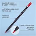 Карандаши цветные чёрное дерево BRAUBERG BLACK WOOD, 12 цветов, трехгранные, мягкий грифель 3 мм, 181948 181948