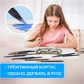 Карандаши цветные чёрное дерево BRAUBERG BLACK WOOD, 24 цвета, трехгранные, мягкий грифель 3 мм, 181949 181949