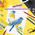 Карандаши цветные ЮНЛАНДИЯ "ДОМИКИ", 12 цветов, шестигранные, грифель 3 мм, 181836 181836