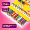 Карандаши цветные ЮНЛАНДИЯ "КАРНАВАЛ", 24 цвета, трехгранные, грифель 3 мм, 181686 181686