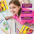 Карандаши цветные ЮНЛАНДИЯ "КАРНАВАЛ", 24 цвета, трехгранные, грифель 3 мм, 181686 181686