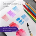 Карандаши цветные акварельные BRAUBERG "АКАДЕМИЯ", 24 цвета, шестигранные, грифель 3 мм, натуральное дерево, 181400 181400