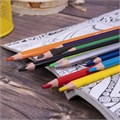 Карандаши цветные акварельные BRAUBERG PREMIUM AQUARELLE, 12 цветов, трехгранные, утолщенный грифель 4 мм, натуральное дерево, 181671 181671