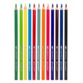 Карандаши цветные акварельные BRAUBERG PREMIUM AQUARELLE, 12 цветов, трехгранные, утолщенный грифель 4 мм, натуральное дерево, 181671 181671
