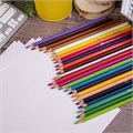 Карандаши цветные акварельные BRAUBERG PREMIUM AQUARELLE, 24 цвета, трехгранные, утолщенный грифель 4 мм, натуральное дерево, 181673 181673