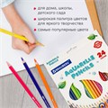 Карандаши цветные акварельные BRAUBERG PREMIUM AQUARELLE, 24 цвета, трехгранные, утолщенный грифель 4 мм, натуральное дерево, 181673 181673