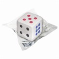 Ластик BRAUBERG "Cubo", 24х24х24 мм, белый, ассорти, 223605 223605
