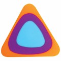 Ластик BRAUBERG "Fruity S", 44х15х15 мм, цвет ассорти, треугольный, 228713 228713