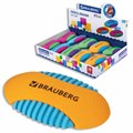 Ластик BRAUBERG "Mix S", 58х33х13 мм, цвет ассорти, 228724 228724