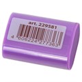 Ластик BRAUBERG "Pastel Mini", 27х18х10 мм, ассорти пастельных цветов, экологичный ПВХ, 229581 229581