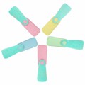 Ластик BRAUBERG "ULTRA PASTEL", 57х24х15 мм, пастельные цвета ассорти, бирюзовый пластиковый держатель, 272688 272688