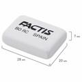 Ластик FACTIS 80 RC (Испания), 28х20х7 мм, белый, прямоугольный, CNF80RC 228000
