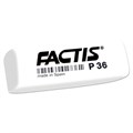 Ластик FACTIS P 36 (Испания), 56х20х9 мм, белый, прямоугольный, скошенные края, CPFP36B 220858