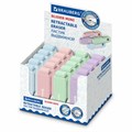 Ластик выдвижной BRAUBERG "Slider Mini", 68х22х13 мм, пастельные цвета ассорти, 271983 271983