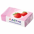 Ластик ПИФАГОР "Фрукты", 35х21х9 мм, ароматизированный, ассорти, картонный держатель, 222477 222477