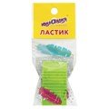 Ластик ЮНЛАНДИЯ "Листочки", 48х27х17 мм, цвет ассорти, 228723 228723