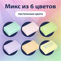 Ластики BRAUBERG "Pastel Soft" НАБОР 12 шт., размер ластика 31х20х10 мм, экологичный ПВХ, 229598 229598