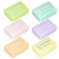 Ластики BRAUBERG "Pastel Soft" НАБОР 12 шт., размер ластика 31х20х10 мм, экологичный ПВХ, 229598 229598