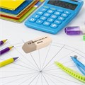 Ластики BRAUBERG "Ultra" 6 шт., размер ластика 41х14х8 мм, серо-белые, натуральный каучук, 229600 229600