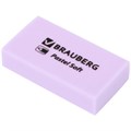 Ластики BRAUBERG PASTEL SOFT НАБОР 6 шт., размер ластика 45х25х10 мм, экологичный ПВХ, 271340 271340