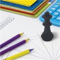 Ластики фигурные ЮНЛАНДИЯ "Шахматы" НАБОР 6 шт., черно-белые, 229593. 229593