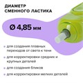 Ластик электрический BRAUBERG JET, питание от 2 батареек ААА, 8 сменных ластиков, салатовый, 229615 229615