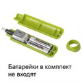 Ластик электрический BRAUBERG JET, питание от 2 батареек ААА, 8 сменных ластиков, салатовый, 229615 229615
