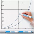 Маркер стираемый для белой доски ГОЛУБОЙ CENTROPEN "Dry-Wipe", круглый наконечник, 2,5 мм, 8559, 5 8559 0167 152018