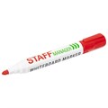 Маркер стираемый для белой доски КРАСНЫЙ, STAFF "Manager" WBM-491, 5 мм, с клипом, 151493 151493