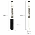 Маркер для ткани ЧЕРНЫЙ CENTROPEN "Textile Liner", игольчатый наконечник, 0,6-0,8 мм, 2639, 5 2639 0112 152010