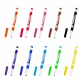 Маркеры для ткани CARIOCA (Италия) "Fabric", 10 цветов, круглый наконечник 2,6 мм, 42909 151916