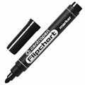 Маркер для бумажного флипчарта ЧЕРНЫЙ CENTROPEN, НЕПРОПИТЫВАЮЩИЙ, 2,5 мм, 8550, 5 8550 0112 151104
