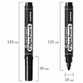 Маркер для бумажного флипчарта ЧЕРНЫЙ CENTROPEN, НЕПРОПИТЫВАЮЩИЙ, 2,5 мм, 8550, 5 8550 0112 151104