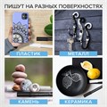 Маркеры акриловые для рисования и хобби BRAUBERG ART CLASSIC, НАБОР 2 цв., ЧЁРНЫЙ/БЕЛЫЙ, 2 мм, 152148 152148