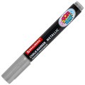 Маркер меловой "POP-ART" СЕРЕБРЯНЫЙ, 5 мм, ВЛАГОСТИРАЕМЫЙ, для гладких поверхностей, BRAUBERG, 152486 152486