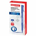 Маркер перманентный BRAUBERG "CLASSICLine", СИНИЙ, тонкий наконечник 1 мм, 150297 150297