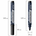 Маркер перманентный CENTROPEN 8516, ЧЕРНЫЙ, скошенный наконечник, 2-5 мм, 5 8516 0112 151105