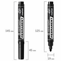 Маркер перманентный CENTROPEN 8566, ЧЕРНЫЙ, круглый наконечник, 2,5 мм, 5 8566 0112 150061