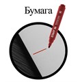 Маркер перманентный STAFF "Basic Budget PM-125", КРАСНЫЙ, круглый наконечник 3 мм, 152176 152176