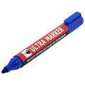 Маркер перманентный ULTRA MARKER, СИНИЙ, 3,5 мм, с клипом, BRAUBERG, 152206 152206