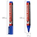 Маркер перманентный ULTRA MARKER, СИНИЙ, 3,5 мм, с клипом, BRAUBERG, 152206 152206