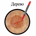 Маркер перманентный двусторонний BRAUBERG, КРАСНЫЙ, круглый наконечник 2/4 мм, 150838 150838