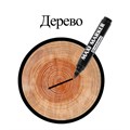 Маркер перманентный универсальный ЧЕРНЫЙ CENTROPEN "Maxi Marker", 2-4 мм, 8936, 5 8936 0112 151125