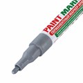 Маркер-краска лаковый (paint marker) 2 мм, СЕРЕБРЯНЫЙ, БЕЗ КСИЛОЛА (без запаха), алюминий, BRAUBERG PROFESSIONAL, 150866 150866