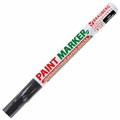 Маркер-краска лаковый (paint marker) 2 мм, ЧЕРНЫЙ, БЕЗ КСИЛОЛА (без запаха), алюминий, BRAUBERG PROFESSIONAL, 150868 150868