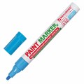 Маркер-краска лаковый (paint marker) 4 мм, ГОЛУБОЙ, БЕЗ КСИЛОЛА (без запаха), алюминий, BRAUBERG PROFESSIONAL, 151435 151435