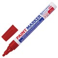 Маркер-краска лаковый (paint marker) 4 мм, КРАСНЫЙ, НИТРО-ОСНОВА, алюминиевый корпус, BRAUBERG PROFESSIONAL PLUS, 151446 151446