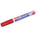Маркер-краска лаковый (paint marker) 4 мм, КРАСНЫЙ, НИТРО-ОСНОВА, алюминиевый корпус, BRAUBERG PROFESSIONAL PLUS, 151446 151446