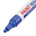 Маркер-краска лаковый (paint marker) 4 мм, СИНИЙ, НИТРО-ОСНОВА, алюминиевый корпус, BRAUBERG PROFESSIONAL PLUS, 151447 151447