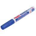 Маркер-краска лаковый (paint marker) 4 мм, СИНИЙ, НИТРО-ОСНОВА, алюминиевый корпус, BRAUBERG PROFESSIONAL PLUS, 151447 151447